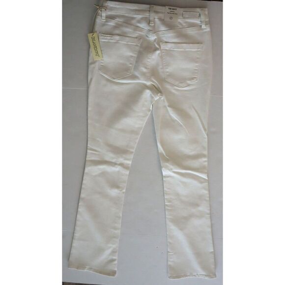 Blank NYC Women's Sz 27 White The Hoyt High-Rise Mini Flare Denim Jeans $98 - Picture 4 of 14